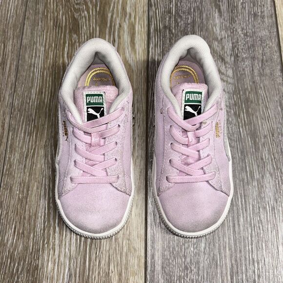Puma Pink Lady Girls Kids Youth US Size 9C Sneakers Casual Shoes 380825-05 - Picture 4 of 11